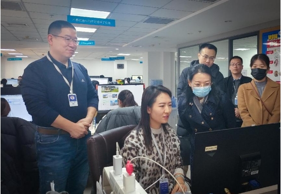 1月3日,宋磊珍副區長一行深入了解瑞諾國際業務情況。